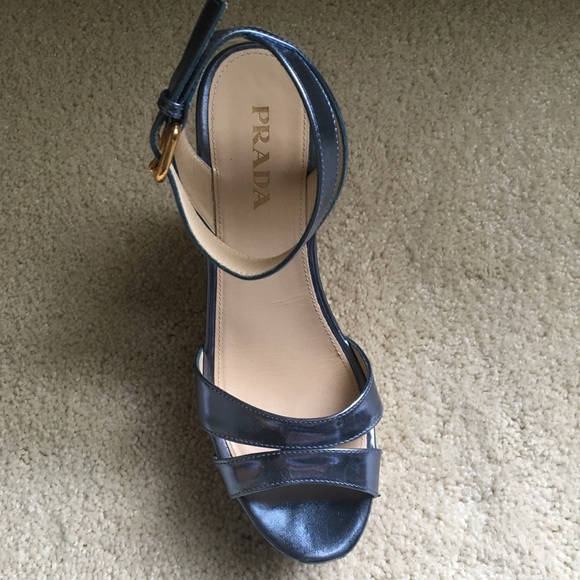 Prada Shoes - Prada platform wedge. Prada Shoes - Prada platform wedge.